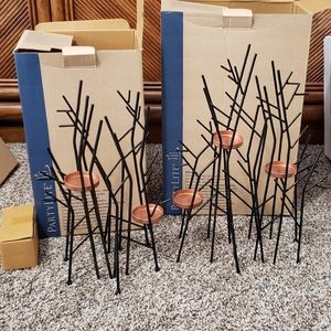 Partylite Twinkling Twigs Candle Holders
